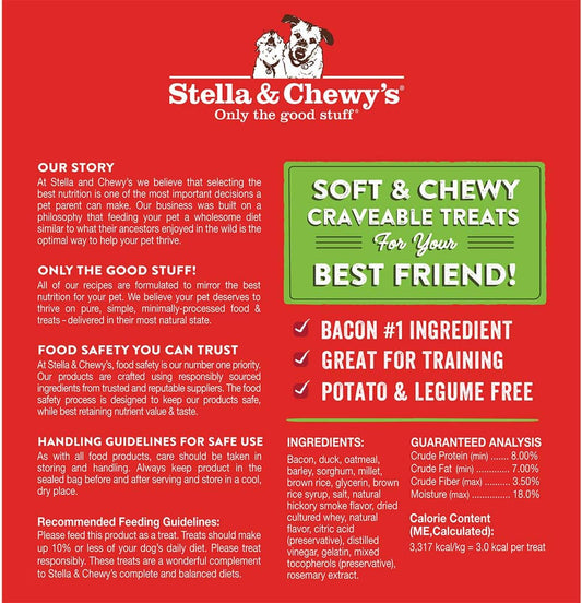 Stella & Chewy'S Crav'N Bac'N Dog Treats Bacon & Duck Recipe, 8.25 Oz. Bag