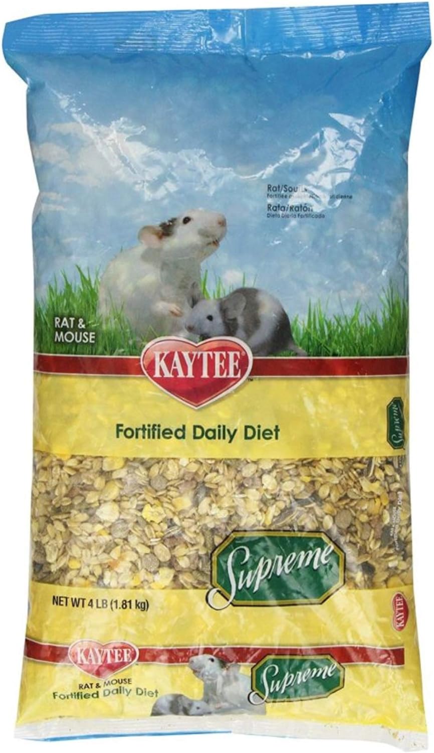 Kaytee Supreme Pet Mouse and Rat Food, 20 lb : Dry Pet Food : Pet Supplies