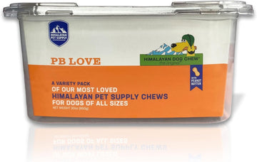 Himalayan Pet Supply Pb Love 1 Peanut Butter Cheese Chew 4 Pb Cheese Churro 3 Pb Cheese Yum 2 Pb Happy Teeth 1 Chew Bone 1 Yakystick 1 Bully Stick 1 Cheese And Bully Stick Bully Bone, Orange