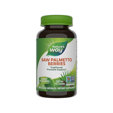 Nature's Way Saw Palmetto Berries, 585mg, 180 Capsules