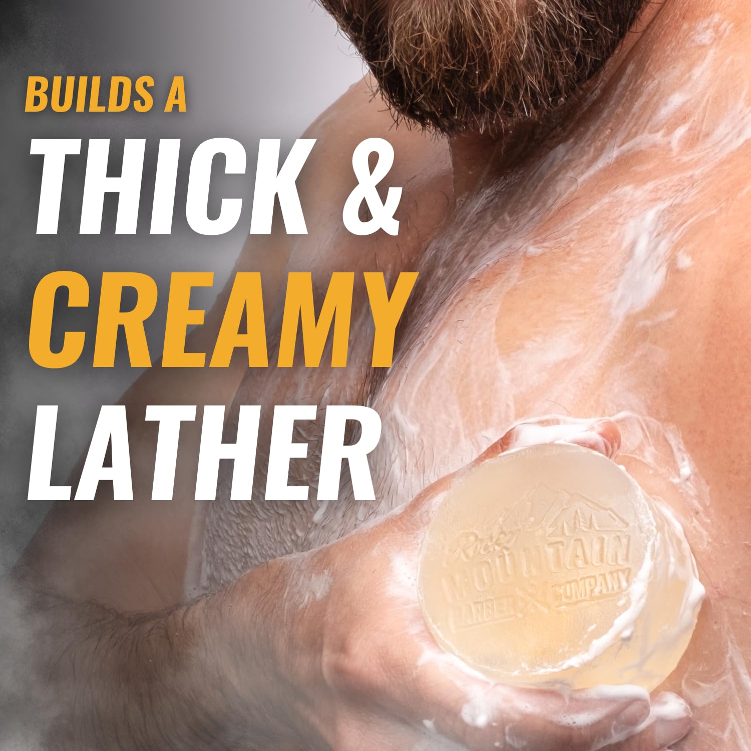Men’S All-In-One Shampoo & Body Soap Bars – Extra Thick 1.6” Glycerin Hair & Body Soap Bars - 2 Soaps - Spiced Sawdust Scent - With Coconut Oil, Oat Protein & Cedarwood Oil - Made In Usa - 14.5 Oz : Beauty & Personal Care