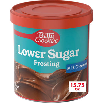 Betty Crocker Lower Sugar Frosting, Milk Chocolate Flavored, 15.75 oz