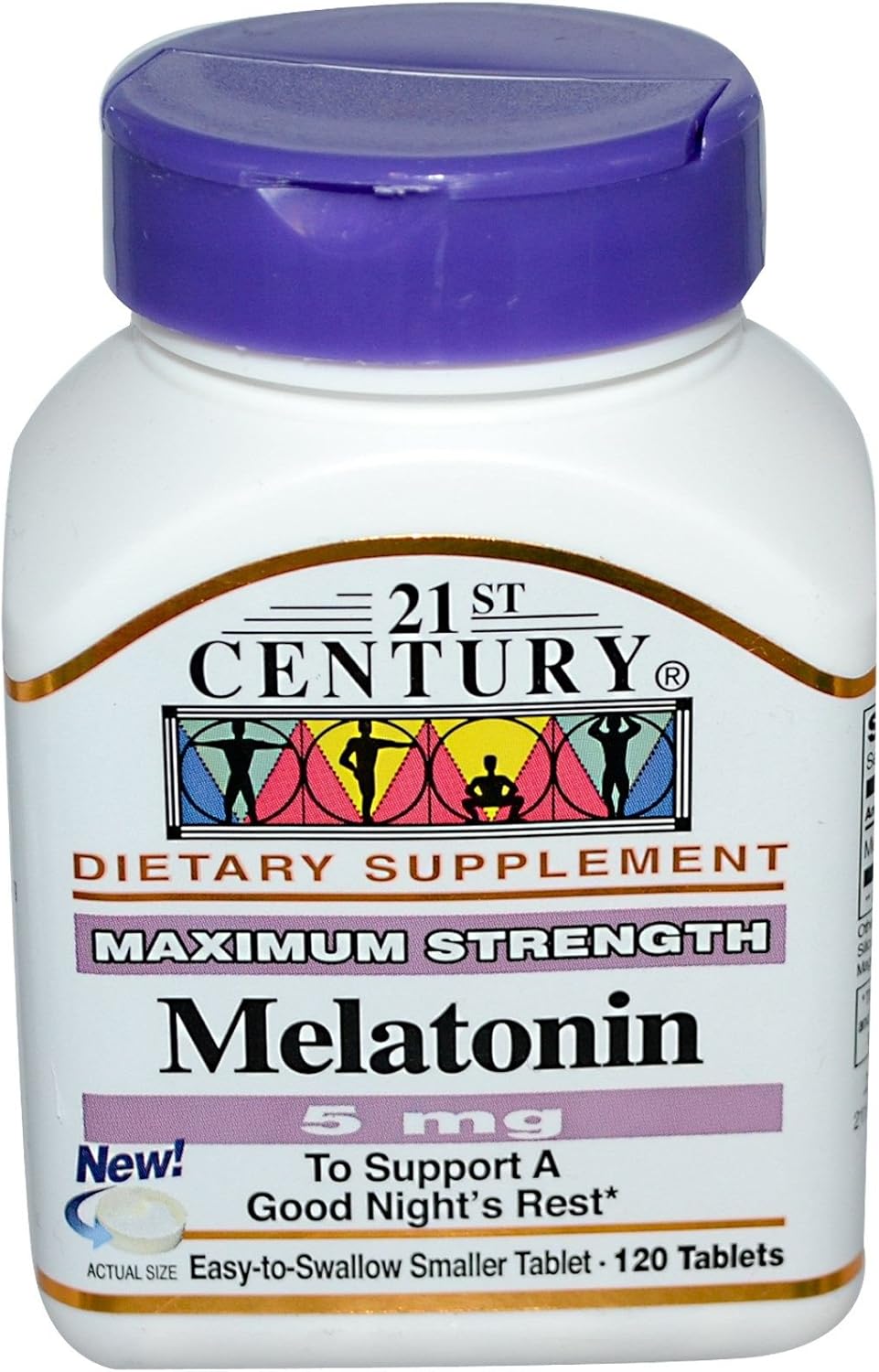 21st Century Melatonin 5mg Tablets - 120 ct, Pack of 2