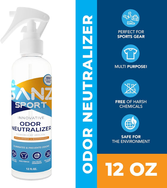 SANZ Odor Neutralizer – Multipurpose Odor Eliminator, Safe Ingredients, Biodegradable, Money Back Guarantee, 12 oz
