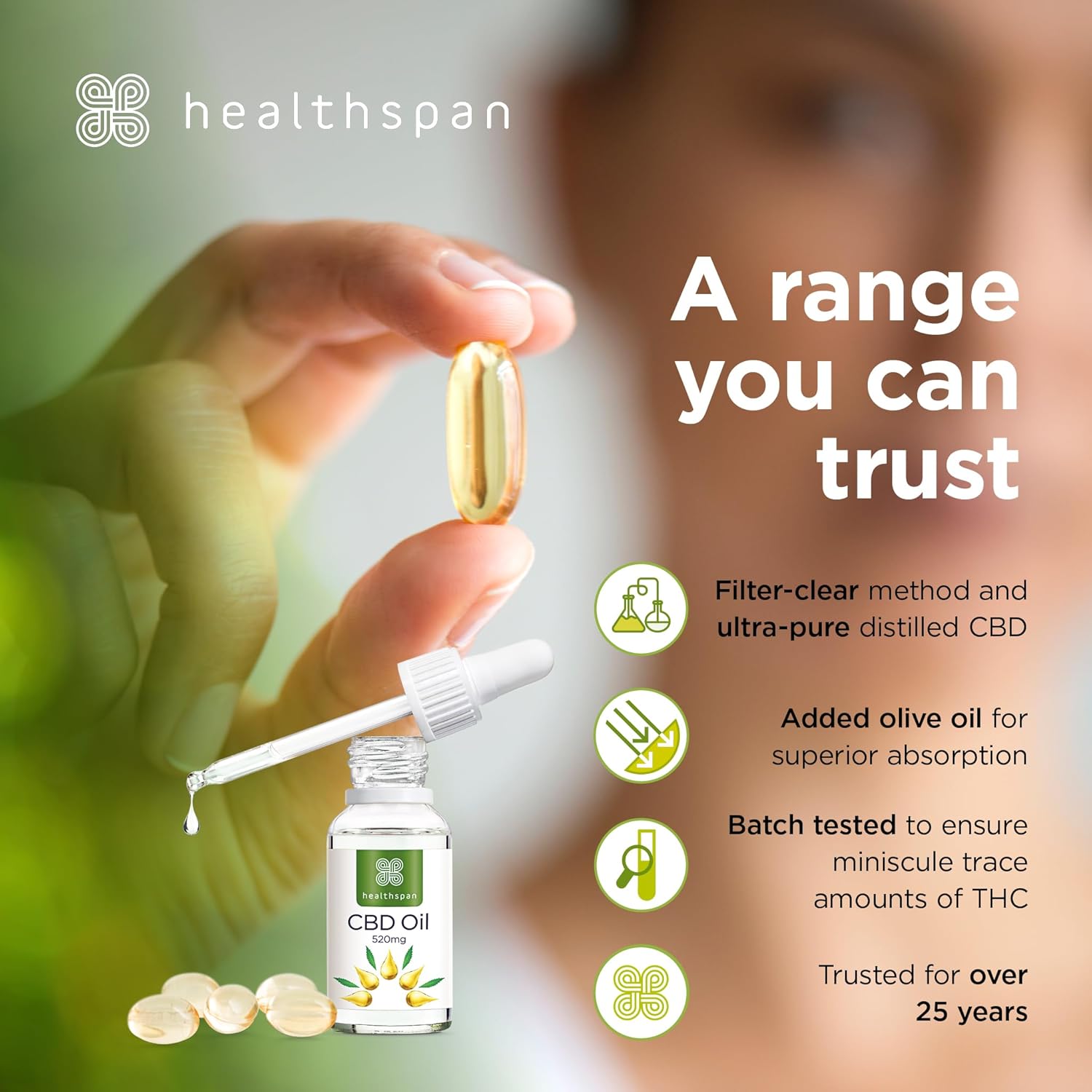 Healthspan 260mg Night Time CBD Oil Drops | with Chamomile, Hops, Lavender and Lemon Balm | Vegan : Amazon.co.uk: Health & Personal Care