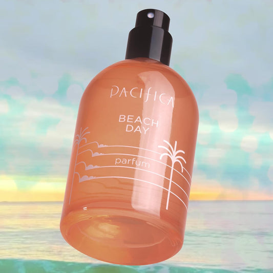 Pacifica Beauty, Beach Day Spray Perfume, Natural & Essential Oils, Salt, Sandalwood, Orange Flower, Smoke, Eau De Toilette, 2 OZ