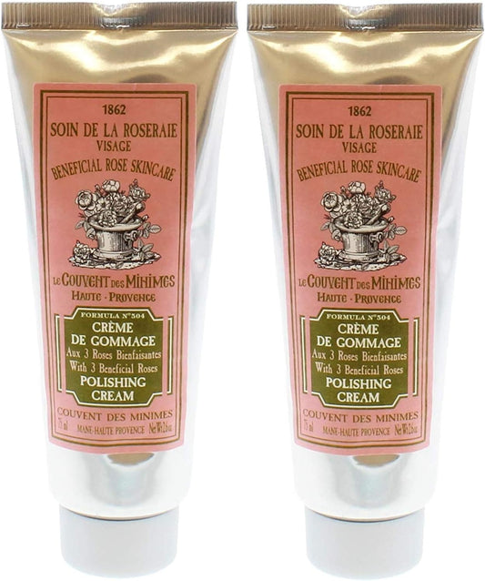 Le Couvent Des Minimes Beneficial Rose Skincare Polishing Cream 75Ml 2 Pack