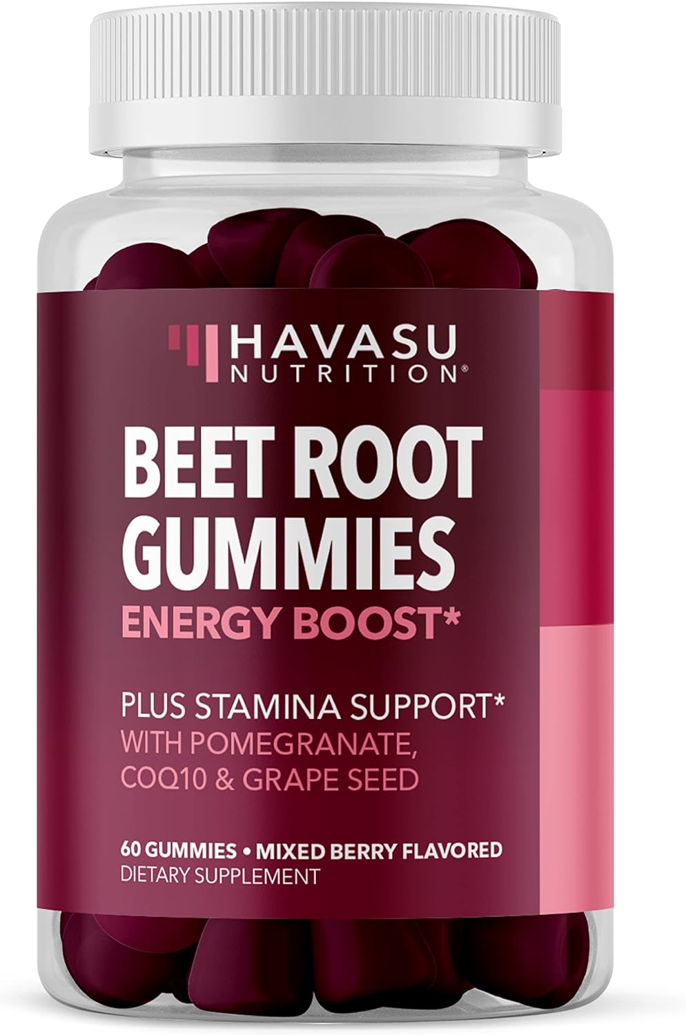 Beet Root + COQ10 Gummies Nitric Oxide Booster for Healthy Energy & Ci