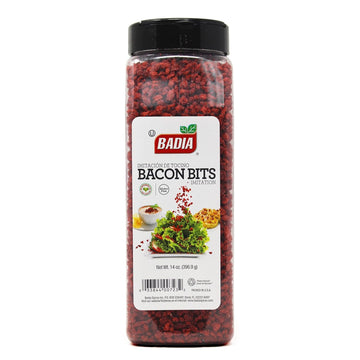 Badia Bacon Bits Imitation, 14 oz : Crumbled Bacon : Grocery & Gourmet Food