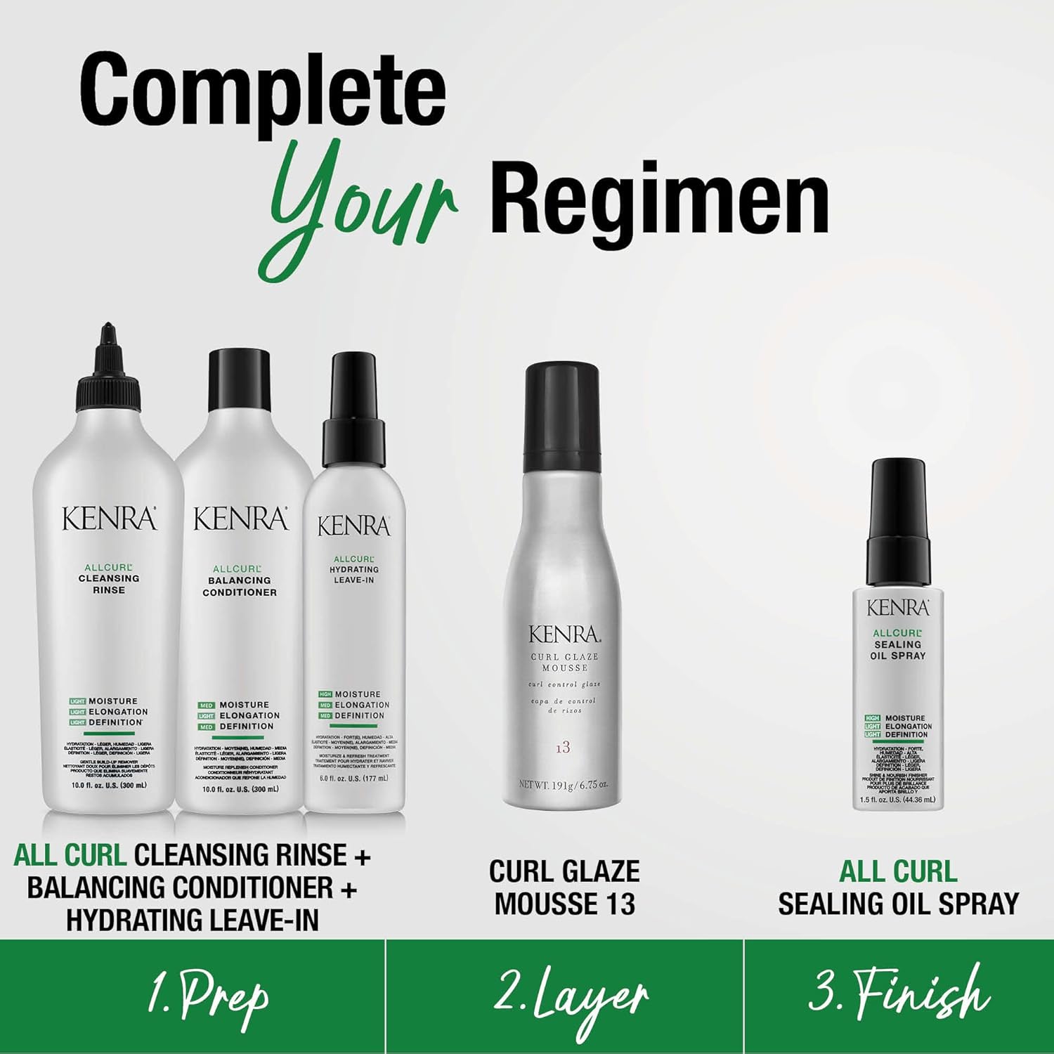 Kenra Curl Glaze Mousse 13 | Curl Control Glaze | All Hair Types | 6.75-Ounce (Pack of 1) : Beauty & Personal Care