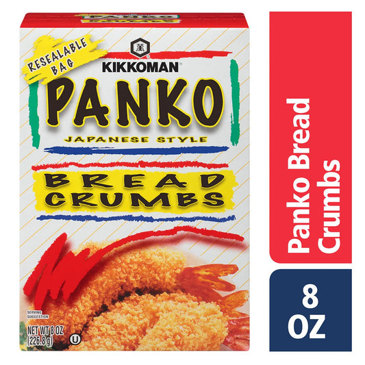 Kikkoman Panko Bread Crumbs, 8Oz Box (6 Pack)