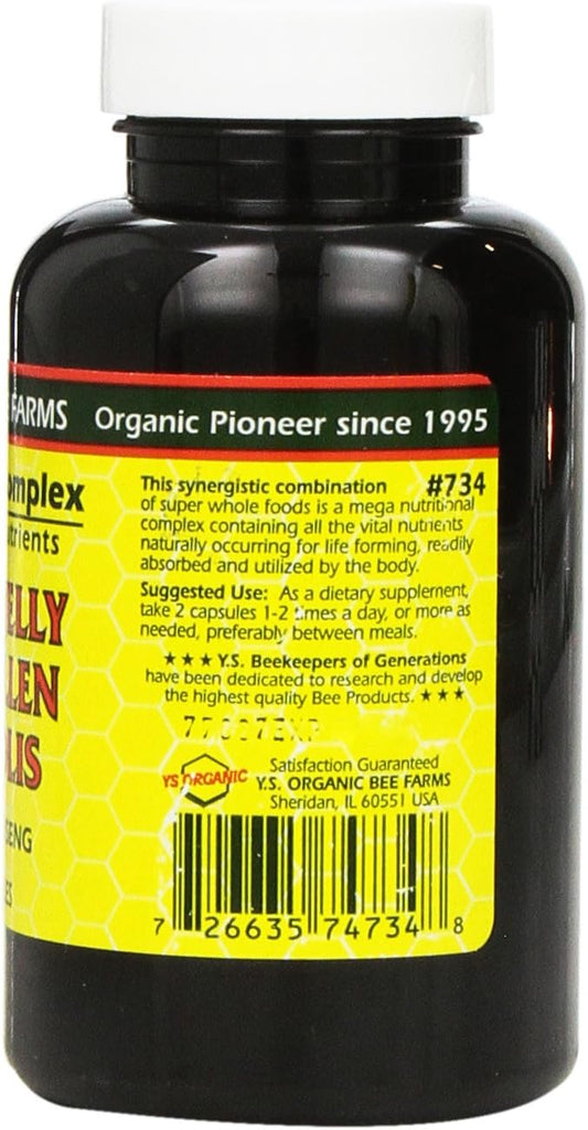 YS Organic Farms: Royal Jelly Bee Pollen Propolis w/Ginseng 90 ct