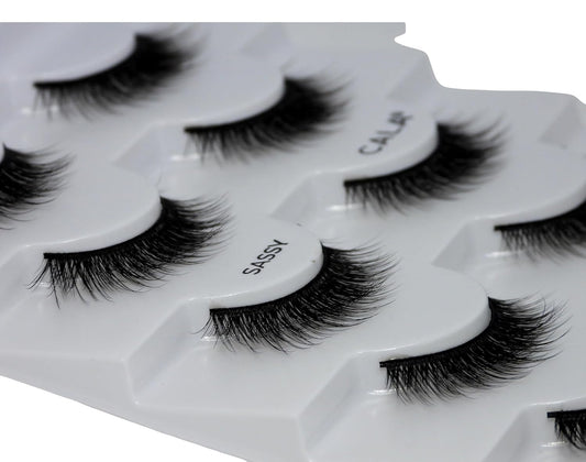 3D Faux Mink Lashes: Sassy (5 Pack)