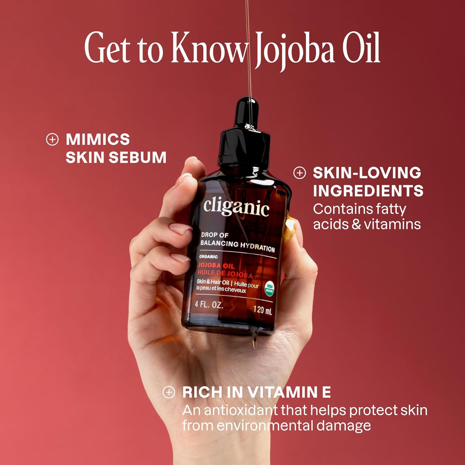 Cliganic Carrier Oils Duo: Organic Jojoba Oil And Organic Argan Oil : Beauty & Personal Care