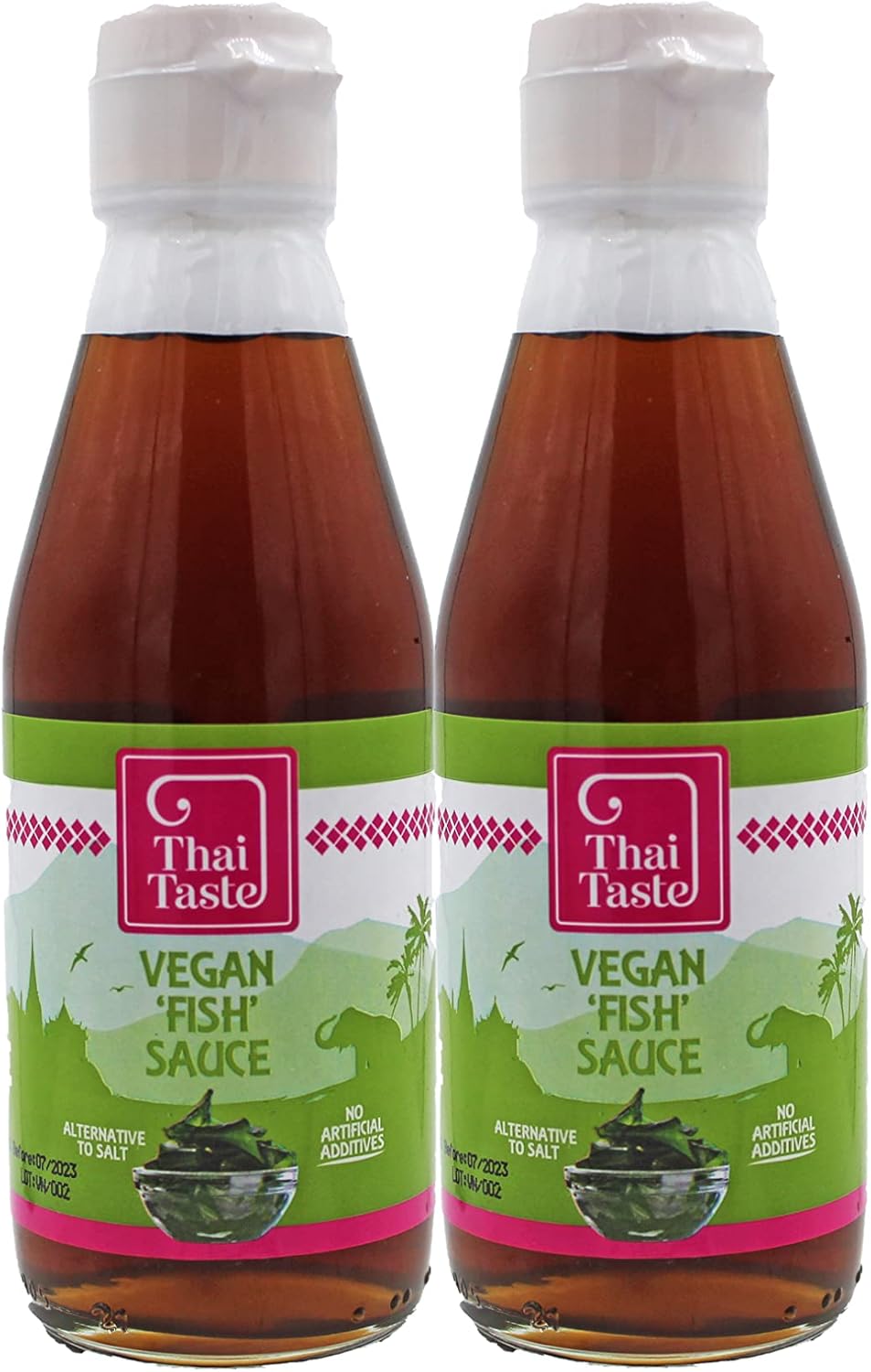 Thai Taste Vegan Fish Sauce 180Ml (Nam Pla Jey) - Pack Of 2
