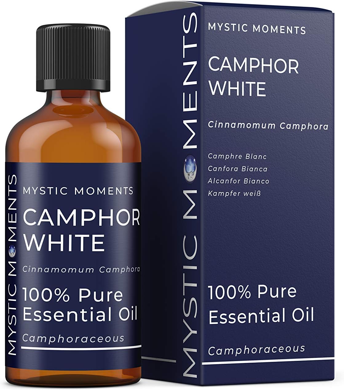 Mystic Moments Camphor Essential Oil-100ml-100% Pure, 100ml