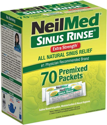 Neilmed Sinus Rinse Extra Strength Hypertonic 70 Packets