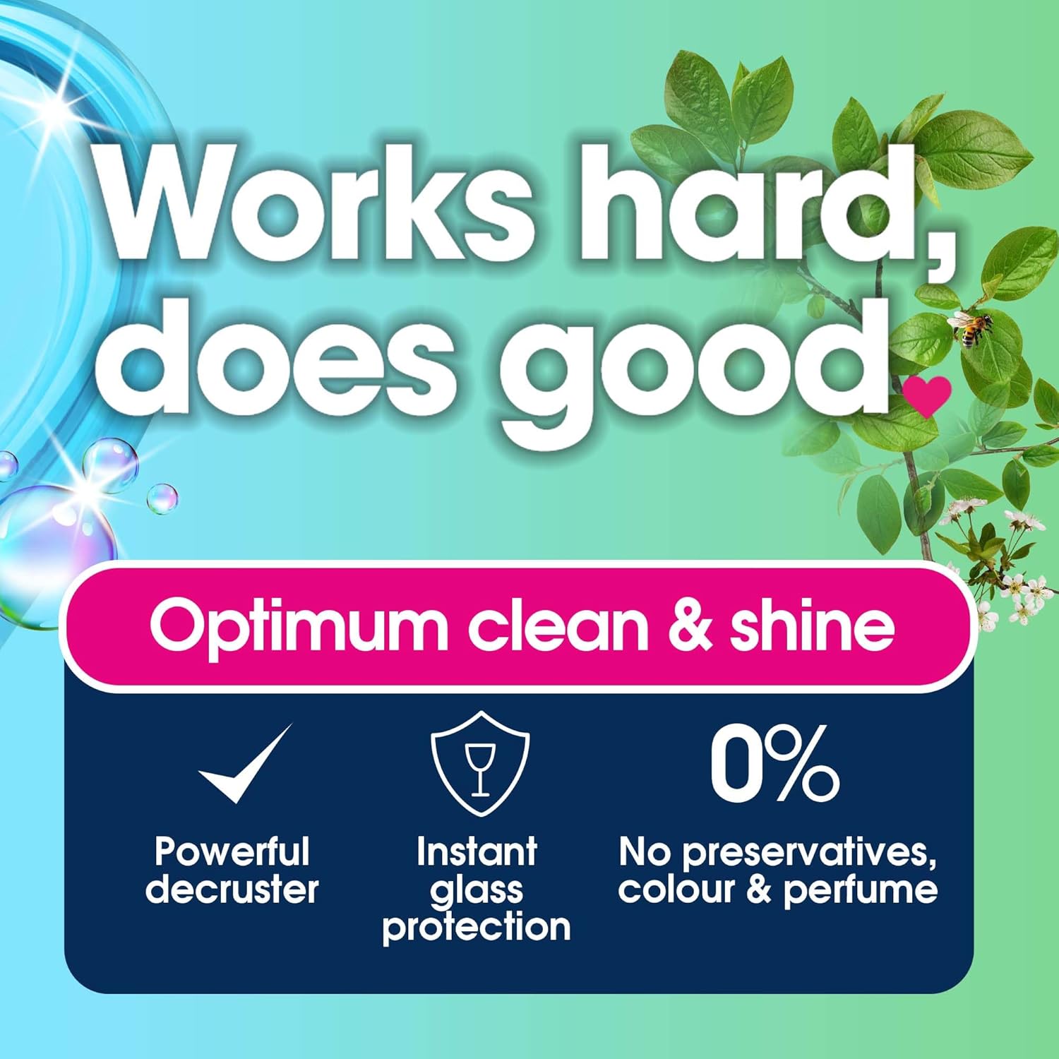 Ecozone Optimum All In One Dishwasher Tablets X 30, Dishwashing Tablets With Salt, Rinse Aid & Extra Dry Effect, Powerful Degreaser & Dish Washer Tabs, Eco Conscious & Gentle On Appliances