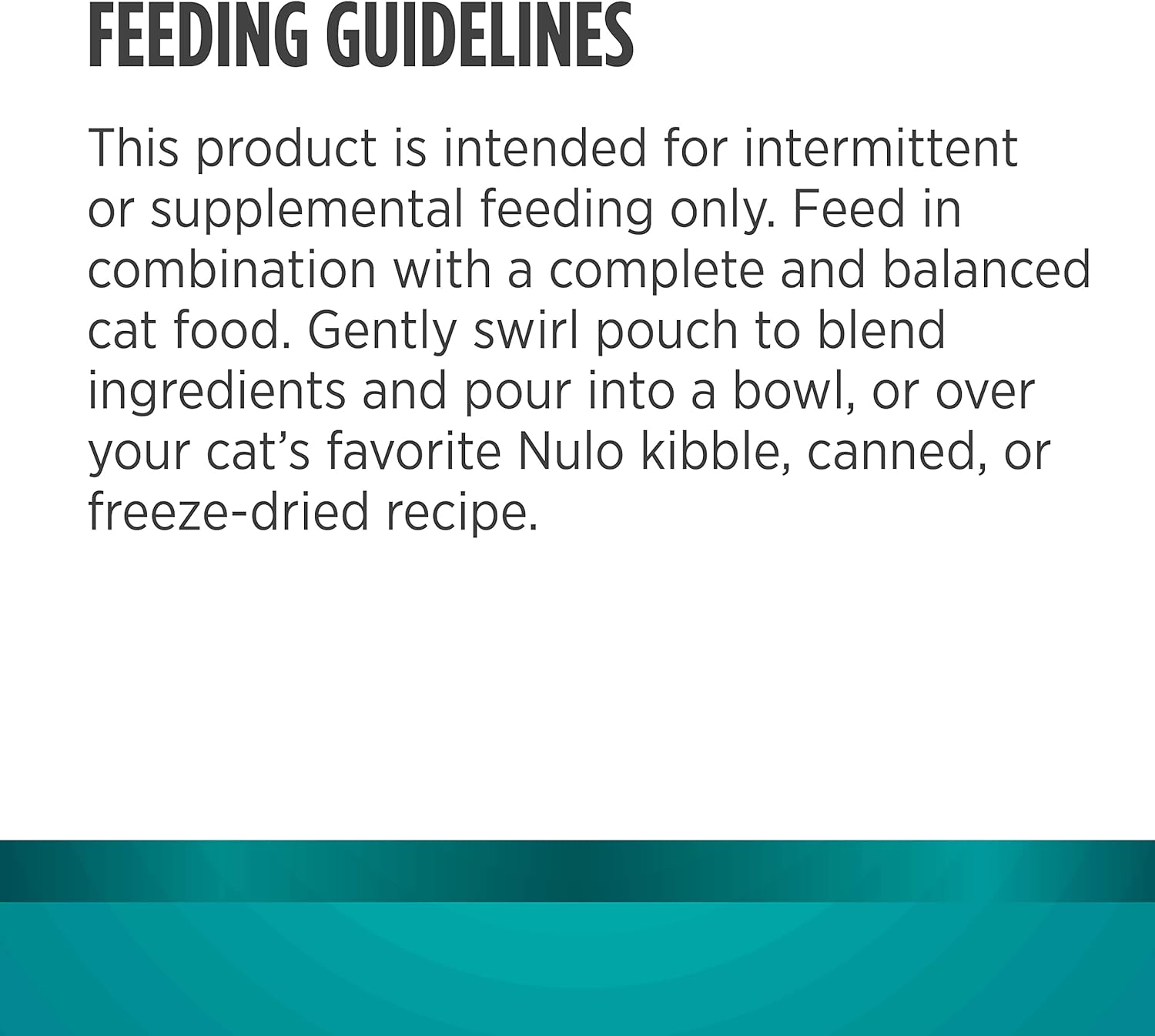 Nulo Freestyle Cat & Kitten Wet Cat Food Broth, Premium All Natural Grain-Free Cat Food Topper with No Added Minerals or Preservatives and High Animal-Based Protein, 2.8 Ounce (Pack of 24) : Pet Supplies