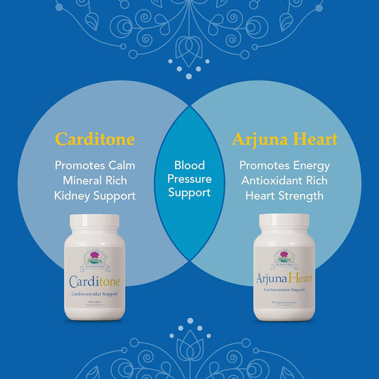 Ayush Herbs Arjuna Heart, Ayurvedic Herbal Support, Arjuna and Magnesium Supplement, 90 Vegetarian Capsules