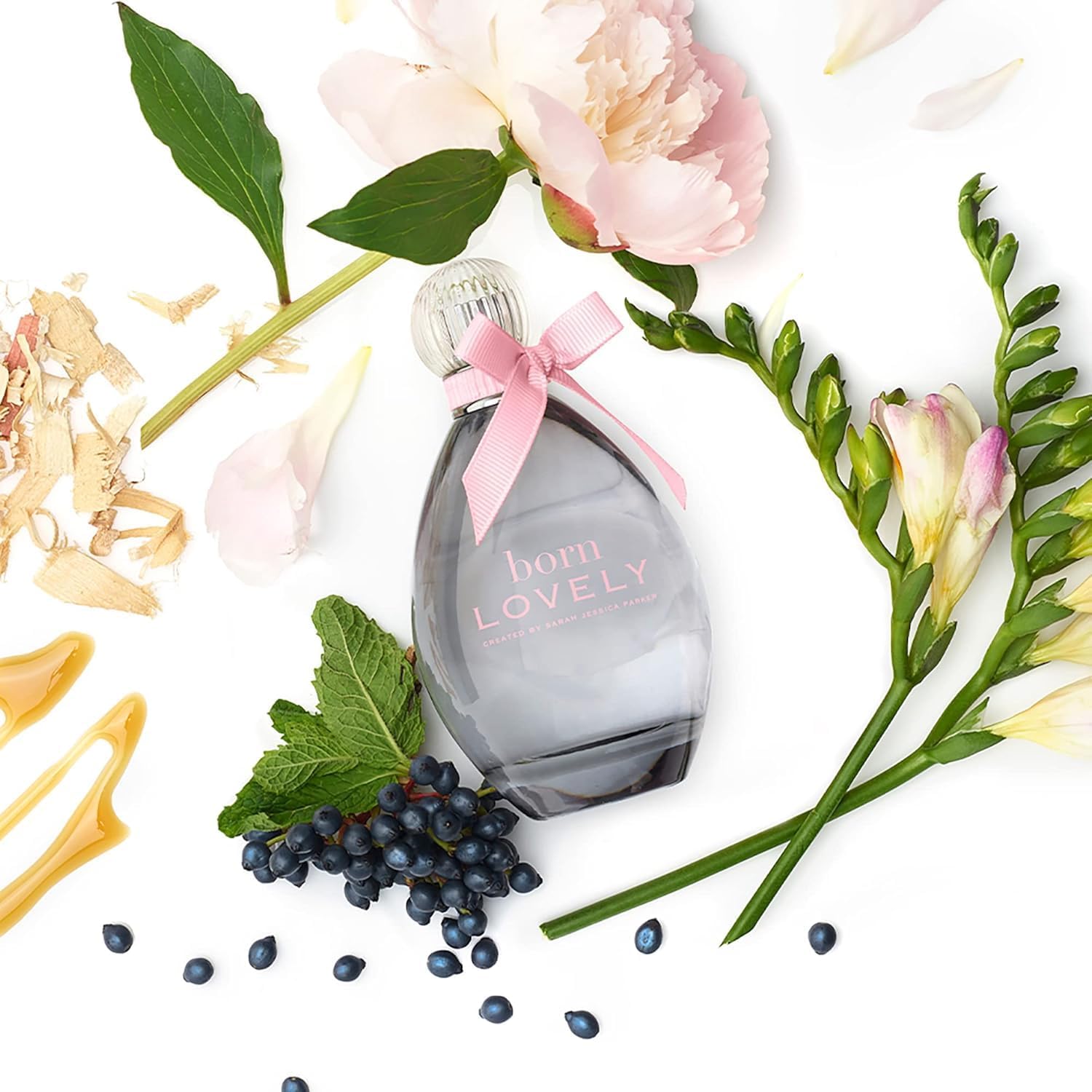 Born Lovely By Sjp Edp Spray For Women-Timelessly Classic Feminine Fragrance-Elegant, Sparkling, And Unexpected-Mandarin, Peony, Blushing Freesia, And Sweet Caramel 30 Ml