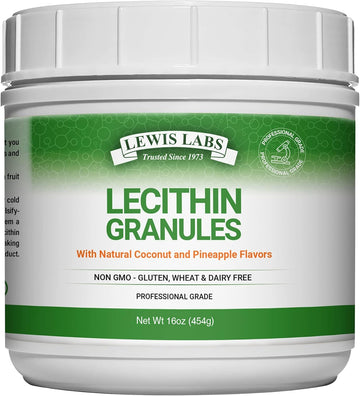Lecithin Granules Supplement | Natural Soy Lecithin Powder Is An Excellent Source Of Phosphatidyl Choline | Lactation Support, Immune Function & Support Brain Health, 16 Oz