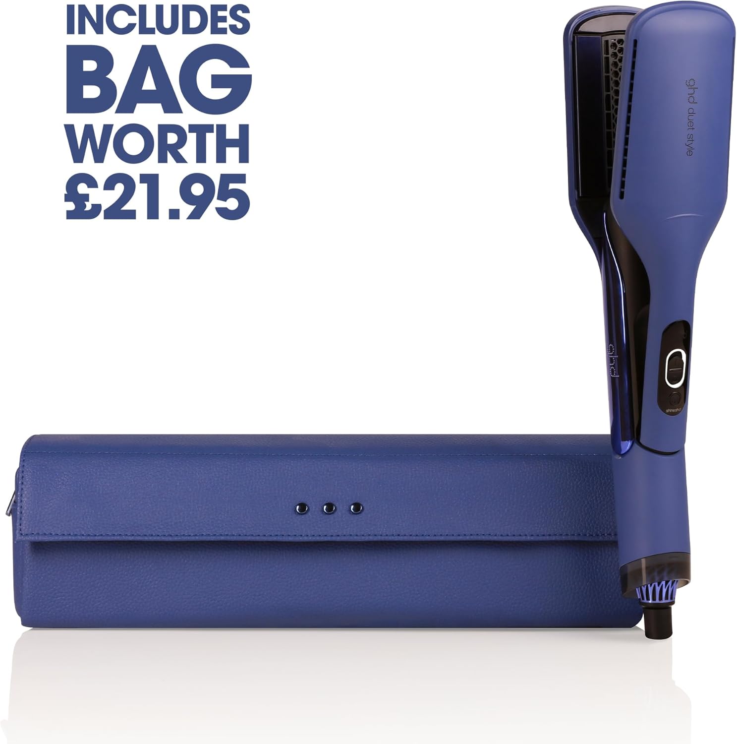 ghd Duet Style - 2-in-1 Hot Air Styler in ICY Blue with Iced Luxe Vanity Case, from Wet to Dry, Hair Straighteners & Hair Dryer in One Tool, No Heat Damage, 2X More Shine, UK Plug (Limited Edition) : Amazon.co.uk: Beauty