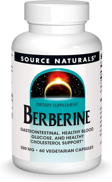 Source Naturals Berberine Vegetable Capsule, For Gastrointestinal Support* - 60 Vegetarian Capsules