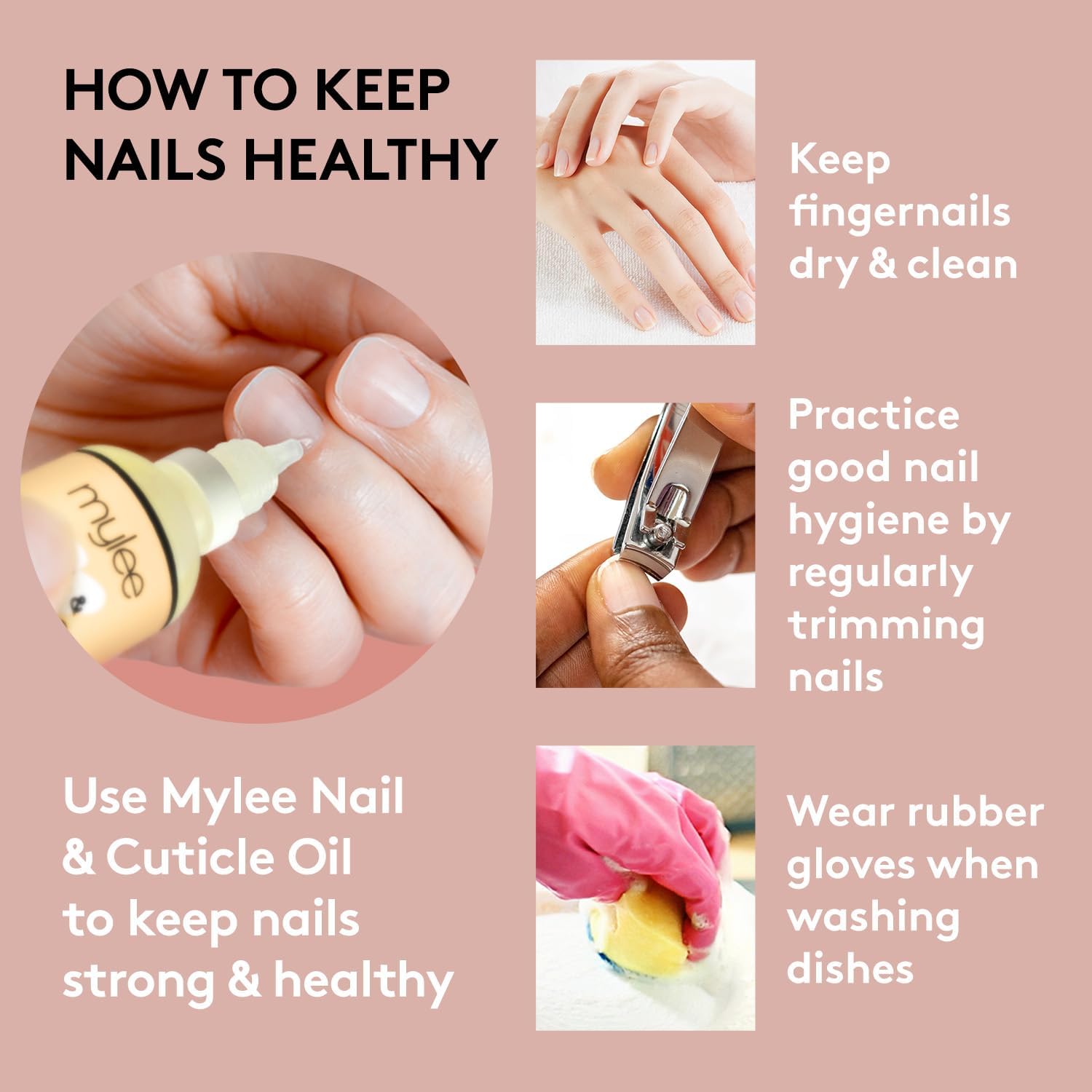 Mylee Sweet Almond Nail & Cuticle Oil 50ml, – Deeply Hydrating & Nourishing Cuticle Conditioner Oil, Non-Greasy Formula and Leaves No Sticky Residue, Lightly Scented With Almond Oil : Amazon.co.uk: Beauty