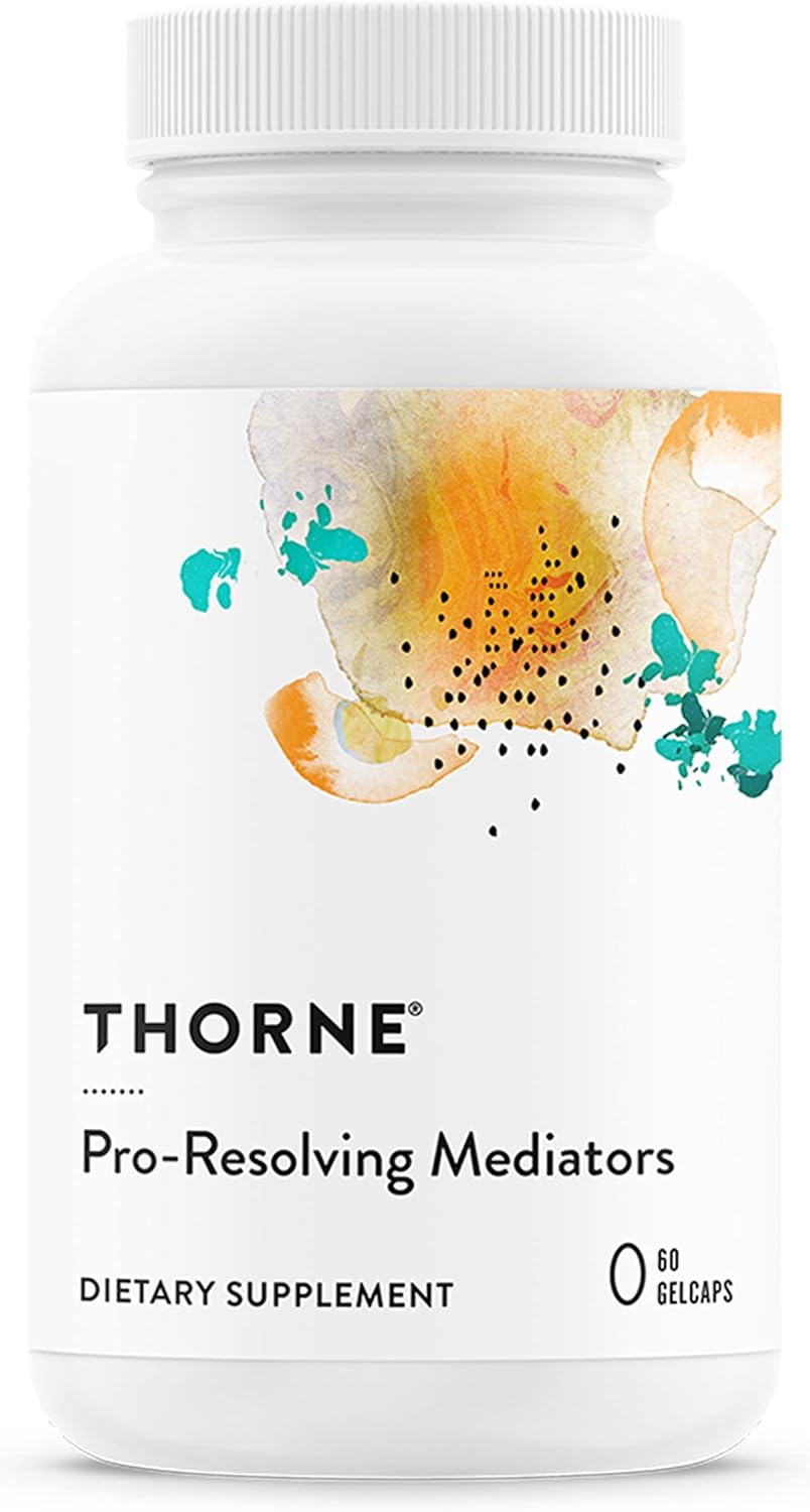 Thorne Pro-Resolving Mediators - Combines Pre-Resolving Mediators With Epa And Dha - Supports A Balanced Inflammatory Response And Healthy Brain Structure - 60 Gelcaps