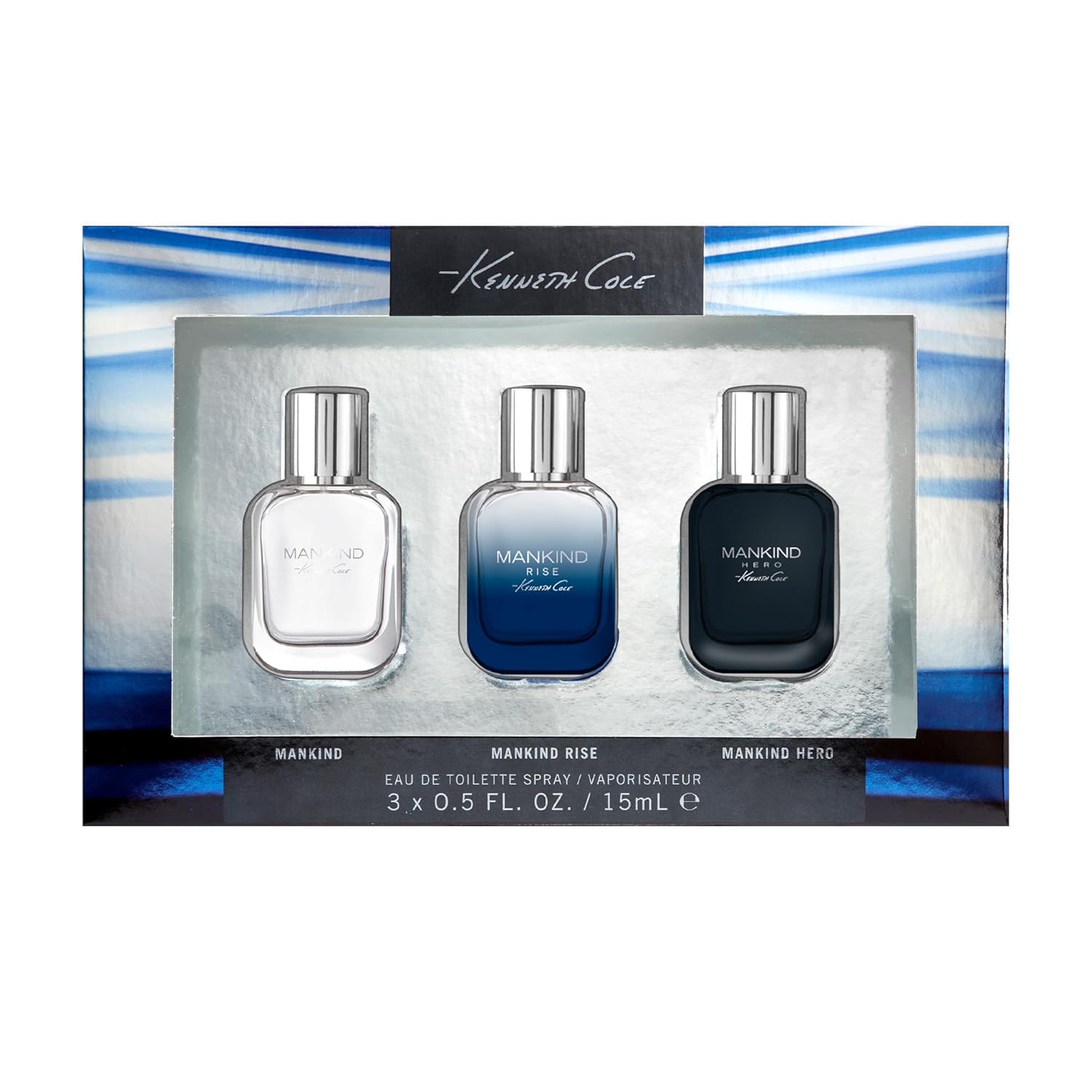 Kenneth Cole Mankind Rise Eau De Toilette Cologne For Men, Notes Of Eucalyptus, Ginger, And Sandalwood