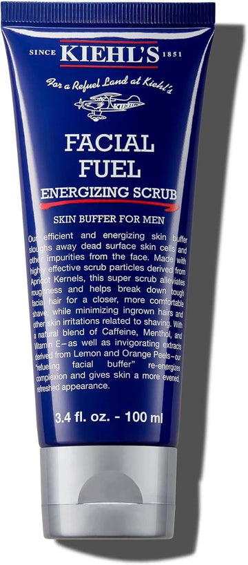 Kiehl'S Facial Fuel Exfoliating Face Scrub, Facial Cleanser For Men, 100Ml