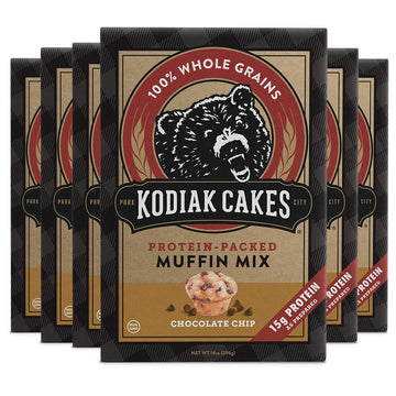 Kodiak Cakes Muffin Mix, Chocolate Chip (Pack of 6)