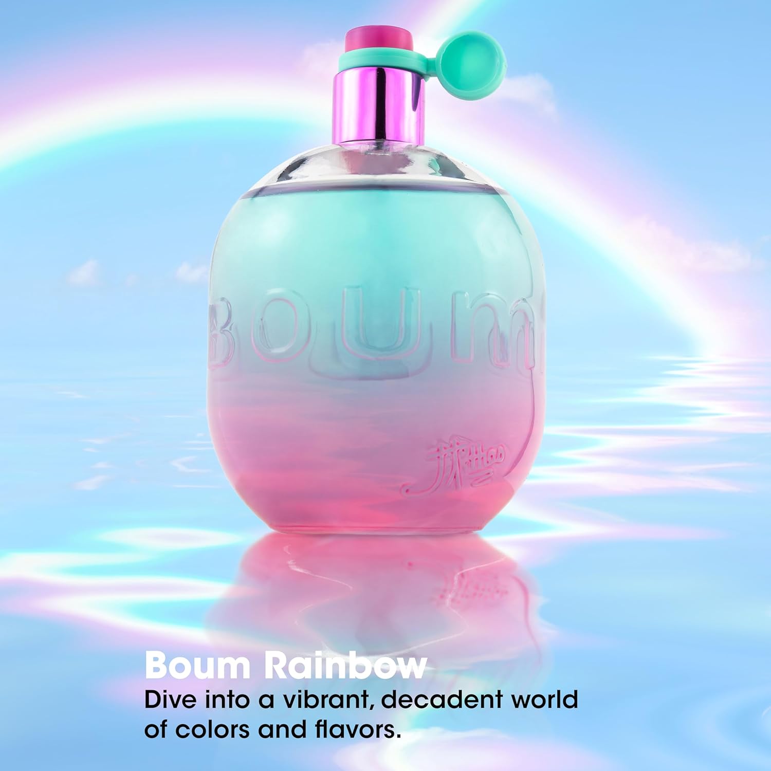 Jeanne Arthes - Boum Rainbow Eau De Parfum - Spray Perfume For Women - Fruity Floral Scent - Notes Of Melon And Grapefruit - Made In France - 3.38 Fl.Oz : Beauty & Personal Care