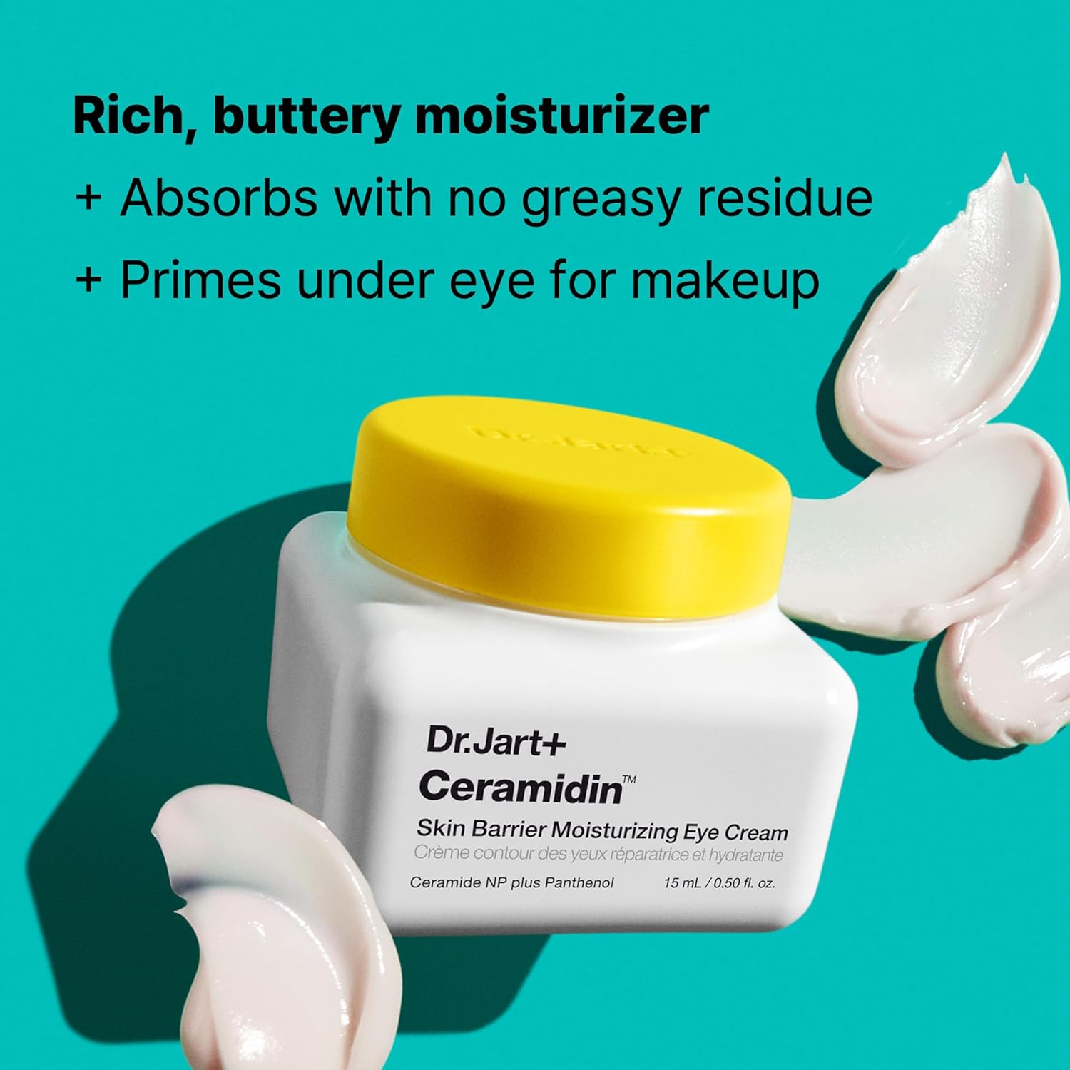 Dr.Jart+ Ceramidin™ Under Eye Cream With Ceramides | Korean Skin Care, 0.5 Fl Oz : Beauty & Personal Care