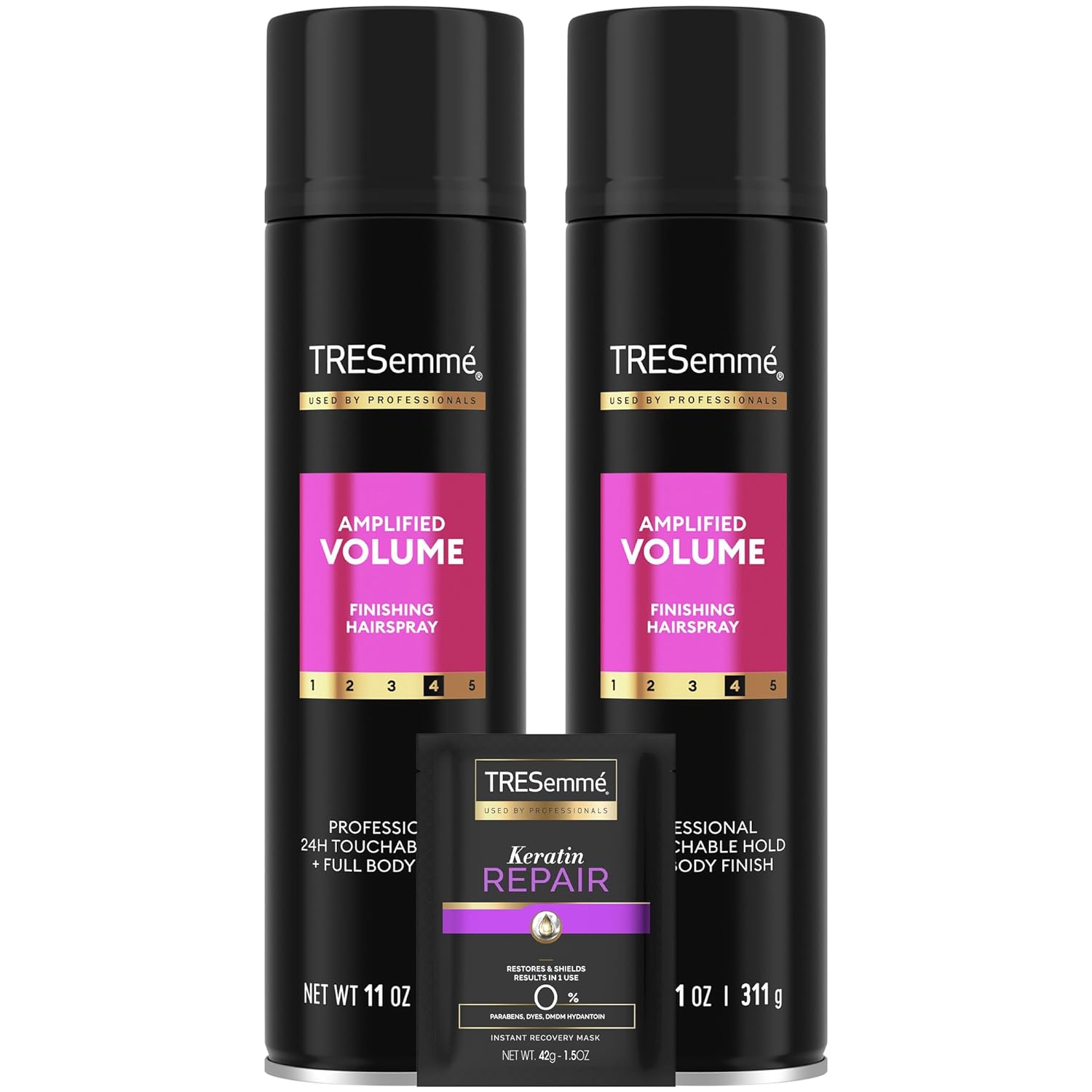 Tresemmé Total Volume Hairspray For 24-Hour Frizz Control With Pro Lock Tech 11 Fl Oz