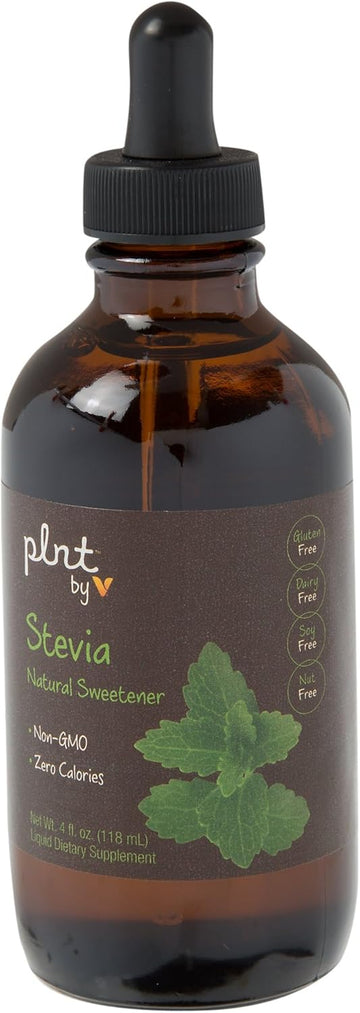 Plnt Liquid Stevia - Natural, Non-Gmo Sweetener With Zero Calories (4 Fluid Ounces Liquid)