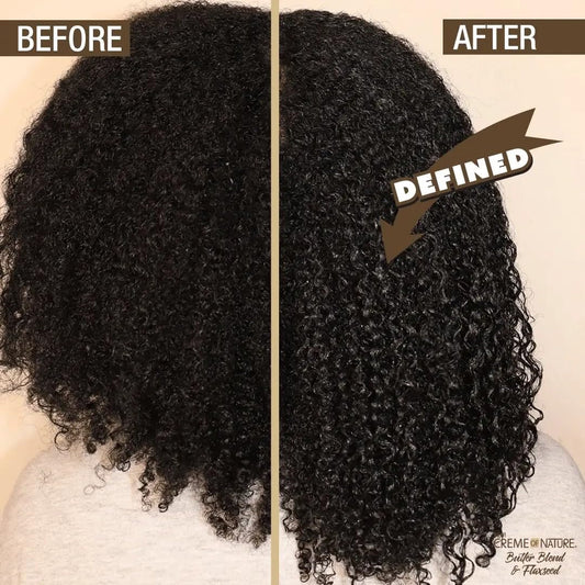 Creme Of Nature, Curl Elongater, Butter Blend, Argan Oil, Flaxseed Oil, Curl Jelly For Defining Hydration, 8.45 Oz