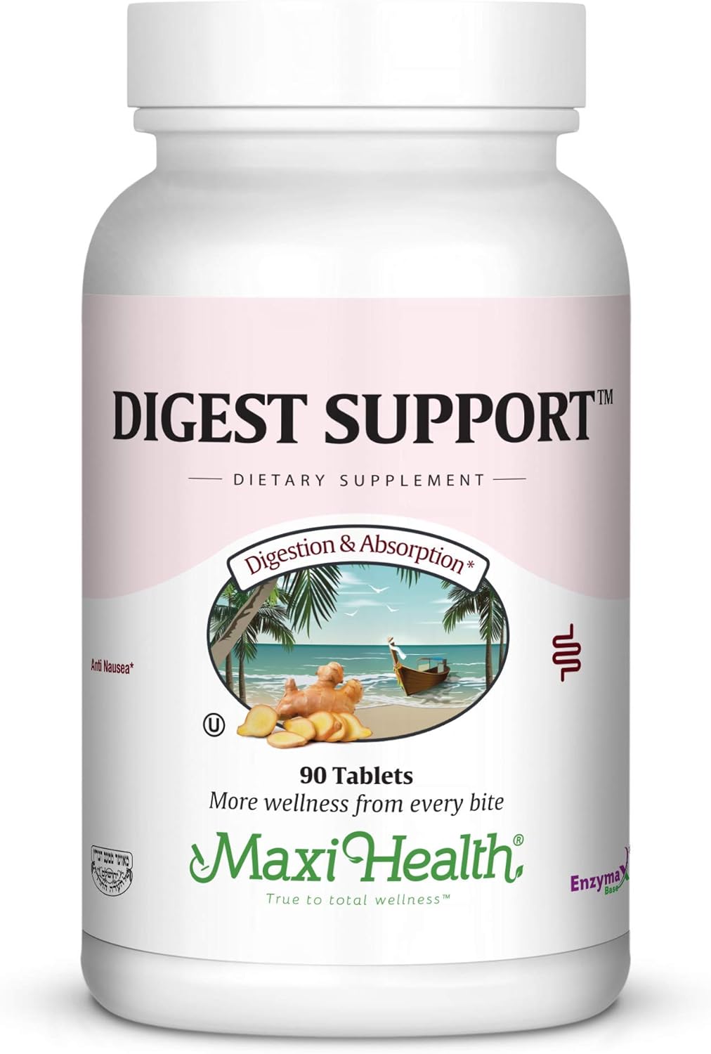 Maxi Health Lecithin & Bee Pollen - Brain, Energy And Digestion Support - 14 Oz Powder - Kosher : Health & Household