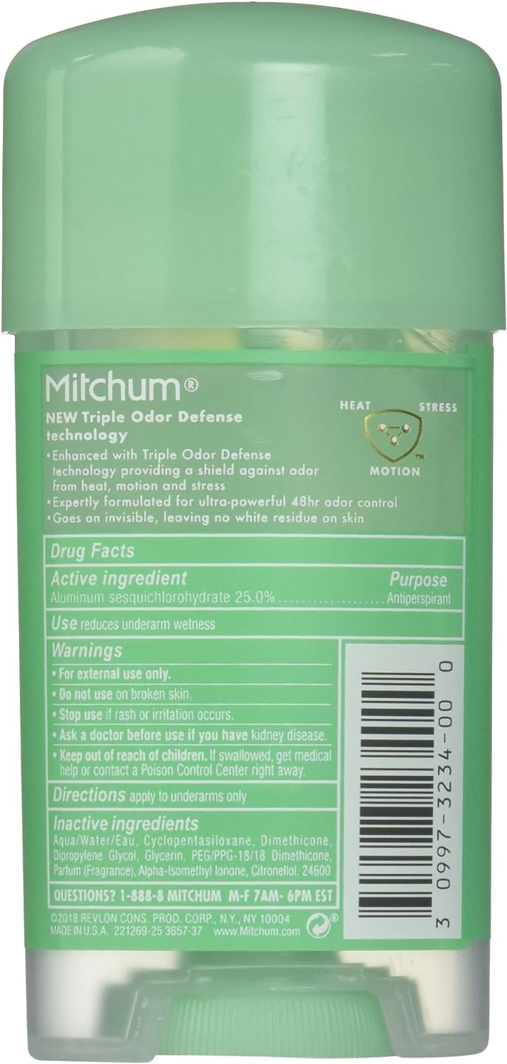 Mitchum Women Advanced control 48 hour protection Shower fresh, 2.25 oz (63 g) : Beauty & Personal Care