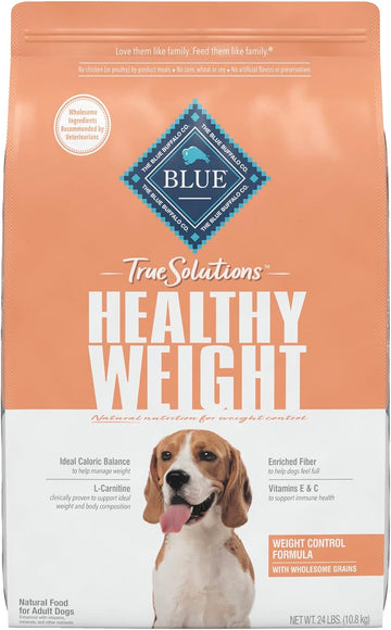 Blue Buffalo True Solutions Healthy Weight Natural Weight Control Adult Dry Dog Food, Chicken 24-lb