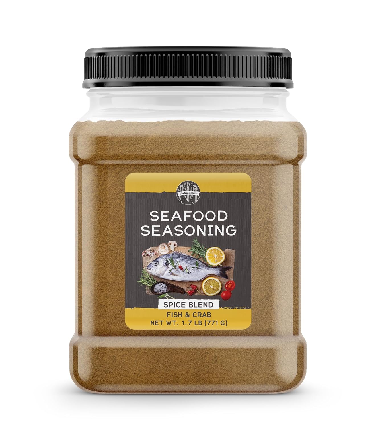 Birch & Meadow Seafood Seasoning, 1.7 Lb, Spice Blend, Fish & Crab