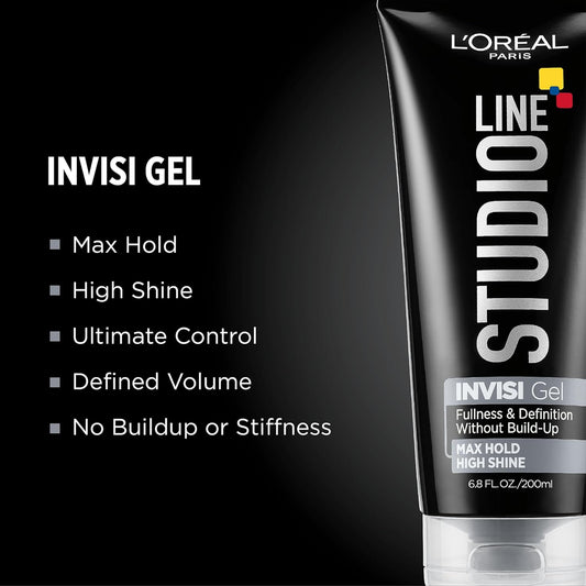 L'Oreal Paris Studio Line Invisi Gel, Strong Hold 6.80 Oz