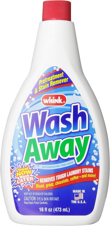 Whink Wash Away Stain Remover, 16 Fl Oz, (Pack of 3) (4-Pack) : Health & Household