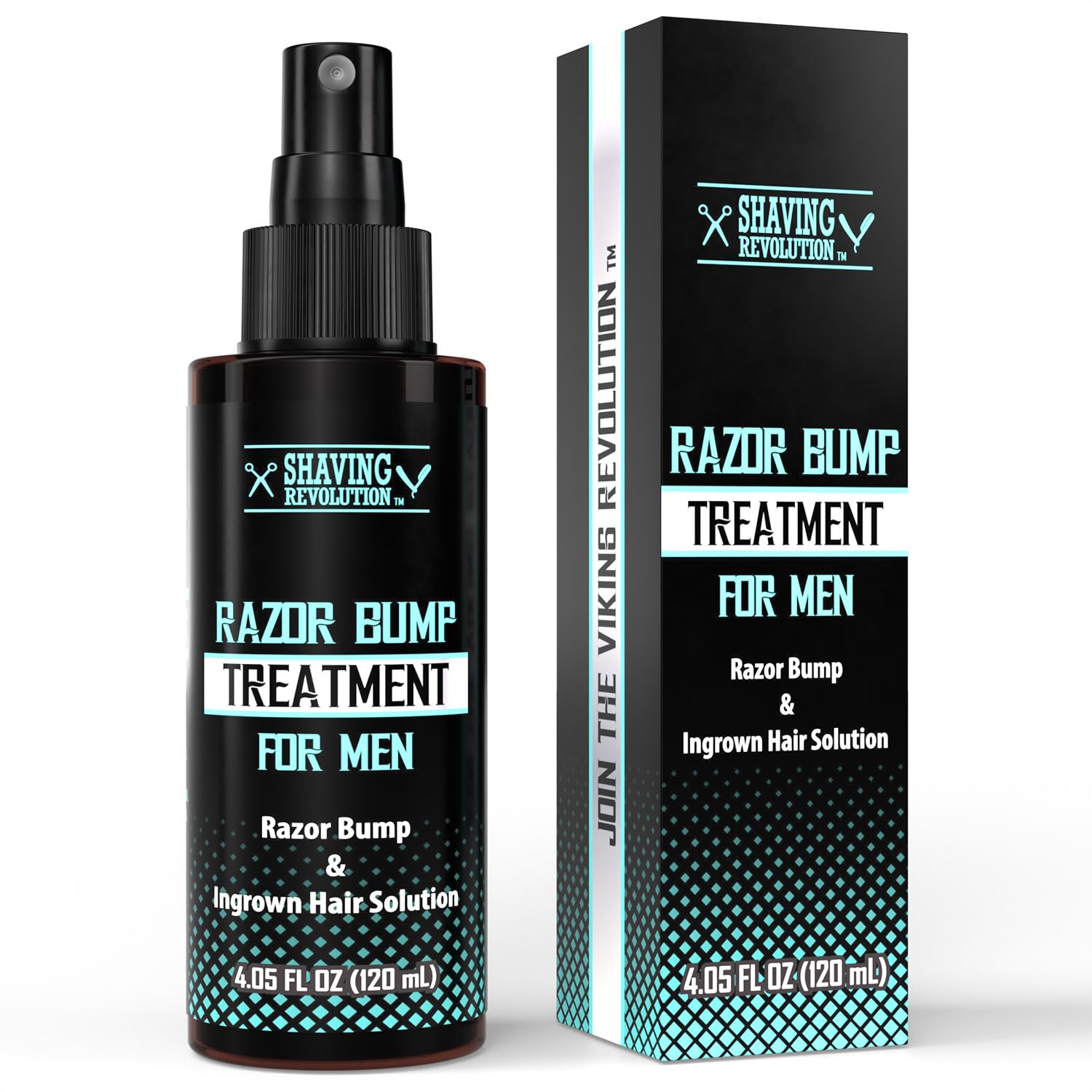 Viking Revolution Razor Bumps Treatment For Men Ingrown Hair Removal - After Shave For Men Ingrown Hair Serum - Salicylic Acid Bump Stopper Ingrown Hair Treatment For Men Razor Burn Treatment For Men