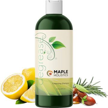 Clarifying Shampoo For Greasy Hair And Dry Scalp - Deep Cleansing Toner With Purifying Essential Oils For Build Up Removal And Hair Care