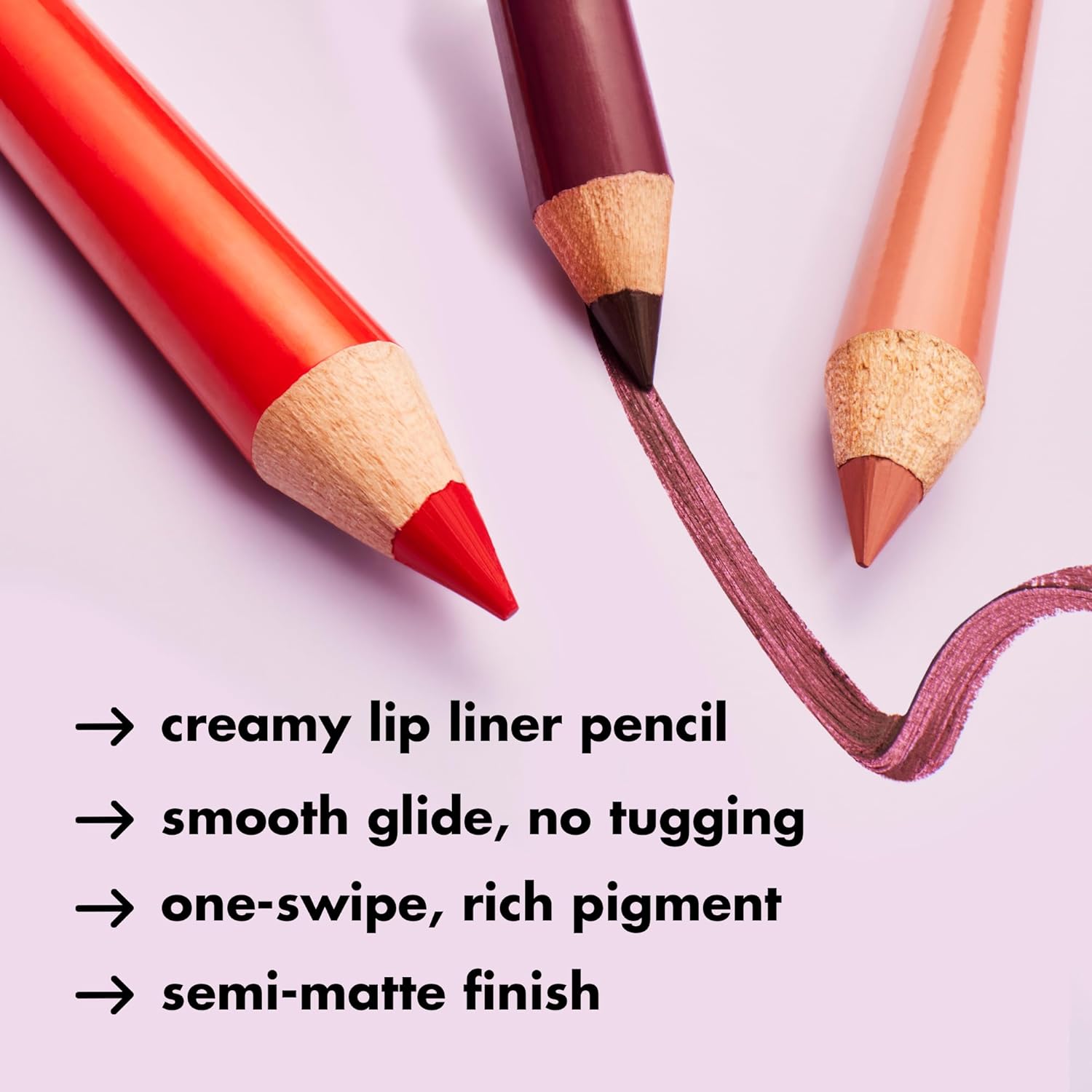 e.l.f. Cream Glide Lip Liner, Highly-Pigmented Pencil For Shaping & Sculpting Lips, Semi-Matte Finish, Vegan & Cruelty-Free, Baddest Beige : Beauty & Personal Care