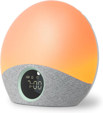 Momcozy Sunrise Alarm Clock Wake Up Light Sound Machine For Sleep, White Noise Machine With Dimmable Night Light, 30 Soothing Sleep Sounds 7 Colors, Brown Noise Sleep Aid, Ideal Gift Baby Kids Adult