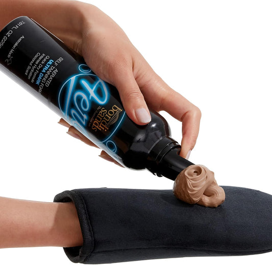 Bondi Sands Aero Ultra Dark Self Tan Foam + Application Mitt | Includes Lightweight Sunless Foam + Reusable Mitt for a Flawless Finish ($35 Value)