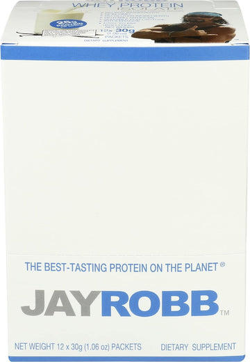 Jay Robb Whey Protein (Vanilla, Individual Serving Packets)